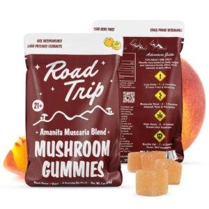 AMANITA MUSCARIA MUSHROOM GUMMIES - PEACH