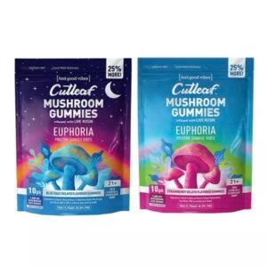 CUTLEAF EUPHORIA LIVE ROSIN MUSHROOM GUMMIES 1000MG 10CT